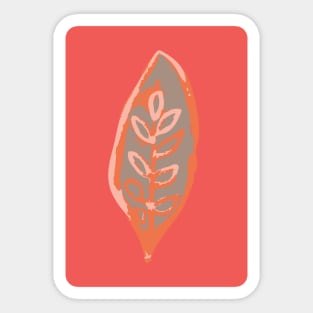 Lucky Leaf. Sticker